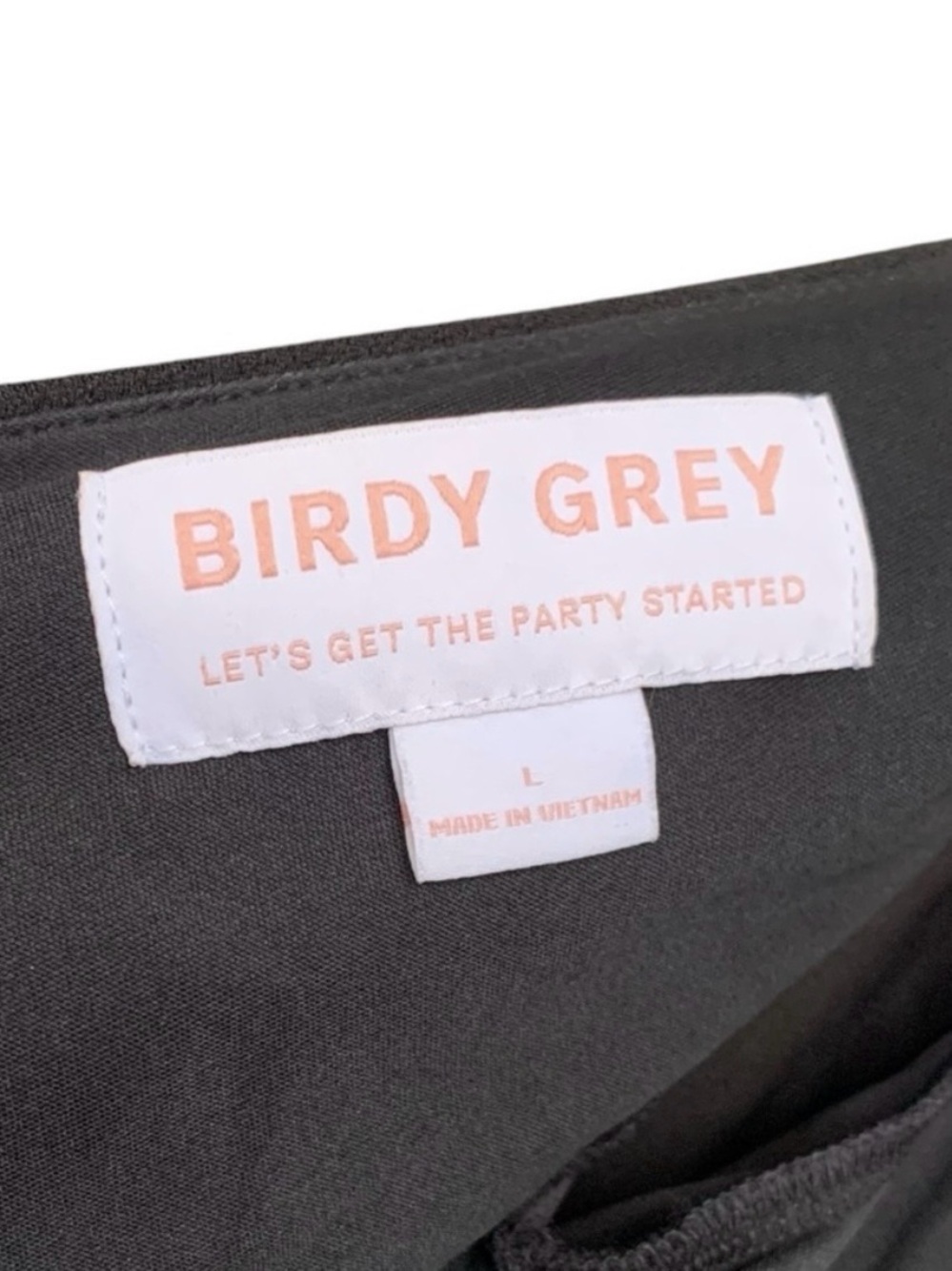 Birdy Grey Hannah Dress Crepe Black Large - Picture 13 of 16